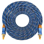 EMK LSYJ-A 20m OD6.0mm Gold Plated Metal Head Toslink Male to Male Digital Optical Audio Cable - Image 3