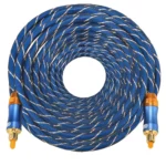 EMK LSYJ-A 30m OD6.0mm Gold Plated Metal Head Toslink Male to Male Digital Optical Audio Cable - Image 3
