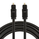 EMK 2m OD4.0mm Toslink Male to Male Digital Optical Audio Cable