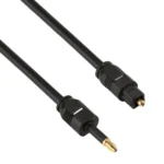 1m OD4.0mm Toslink Male to 3.5mm Mini Toslink Male Digital Optical Audio Cable - Image 2
