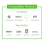 EMK TZ/A 1.5m OD8.0mm Gold Plated Metal Head RCA to RCA Plug Digital Coaxial Interconnect Cable Audio / Video RCA Cable - Image 6