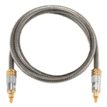 EMK YL-A 1m OD8.0mm Gold Plated Metal Head Toslink Male to Male Digital Optical Audio Cable - Image 3