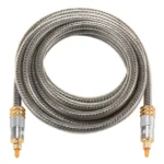EMK YL-A 3m OD8.0mm Gold Plated Metal Head Toslink Male to Male Digital Optical Audio Cable - Image 3