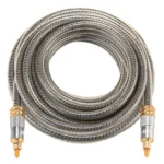 EMK YL-A 5m OD8.0mm Gold Plated Metal Head Toslink Male to Male Digital Optical Audio Cable - Image 3