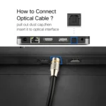 5m OD6.0mm Nickel Plated Metal Head Toslink Male to Male Digital Optical Audio Cable - Image 5