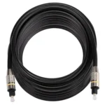 10m OD6.0mm Nickel Plated Metal Head Toslink Male to Male Digital Optical Audio Cable - Image 3