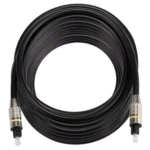 15m OD6.0mm Nickel Plated Metal Head Toslink Male to Male Digital Optical Audio Cable - Image 3