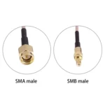 60cm SMA Male to SMB Male Adapter RG316 Cable - Image 4