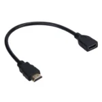 30cm High Speed HDMI 19 Pin Male to HDMI 19 Pin Female Adapter Cable - Image 2