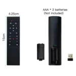 MT12 2.4G Air Mouse Remote Control with Fidelity Voice Input & IR Learning for PC & Android TV Box & Laptop & Projector - Image 4