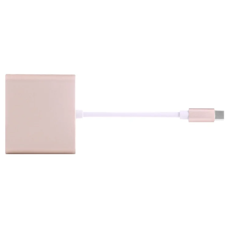PC0849J_1.webp USB-C / Type-C 3.1 Male to USB-C / Type-C 3.1 Female & HDMI Female & USB 3.0 Female Adapter - Image 2