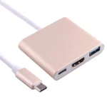 USB-C / Type-C 3.1 Male to USB-C / Type-C 3.1 Female & HDMI Female & USB 3.0 Female Adapter - Image 5