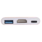 USB-C / Type-C 3.1 Male to USB-C / Type-C 3.1 Female & HDMI Female & USB 3.0 Female Adapter - Image 6