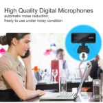 HXSJ S3 500W 1080P Adjustable 180 Degree HD Automatic Focus PC Camera with Microphone - Image 6