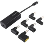Laptop Power Adapter 65W USB-C / Type-C Converter to 6 in 1 Power Adapter