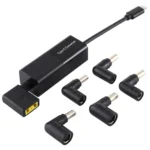 Laptop Power Adapter 65W USB-C / Type-C Converter to 6 in 1 Power Adapter - Image 3