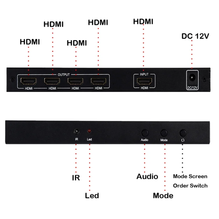 PC0903_6.webp BT14 2X2 HDMI TV Wall Controller Multi-screen Splicing Processor - Image 7