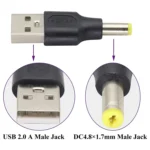 10 PCS 4.8 x 1.7mm Male to USB 2.0 Male DC Power Plug Connector - Image 4