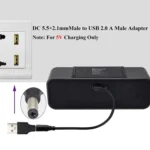 10 PCS 5.5 x 2.1mm Male to USB 2.0 Male DC Power Plug Connector - Image 5
