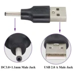 10 PCS 3.0 x 1.1mm Male to USB 2.0 Male DC Power Plug Connector - Image 4