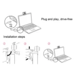 Aoni A30 Beauty FHD 1080P Smart IPTV WebCam Teleconference Teaching Live Broadcast Computer Camera with Microphone - Image 9