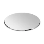 Circle Shape Aluminum Alloy Double-sided Non-slip Mat Desk Mouse Pad - Image 2