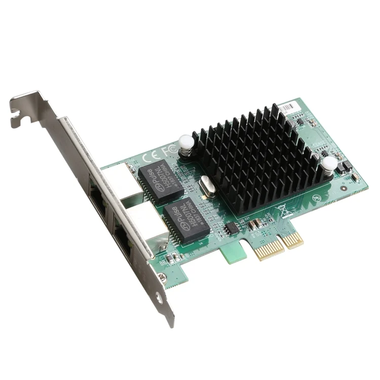 PC0949_3.webp TXA020 Intel 82575 Dual RJ45 Ports NIC 10/100/1000 Gigabit PCI Express PCIE x1 Network Card Adapter - Image 4