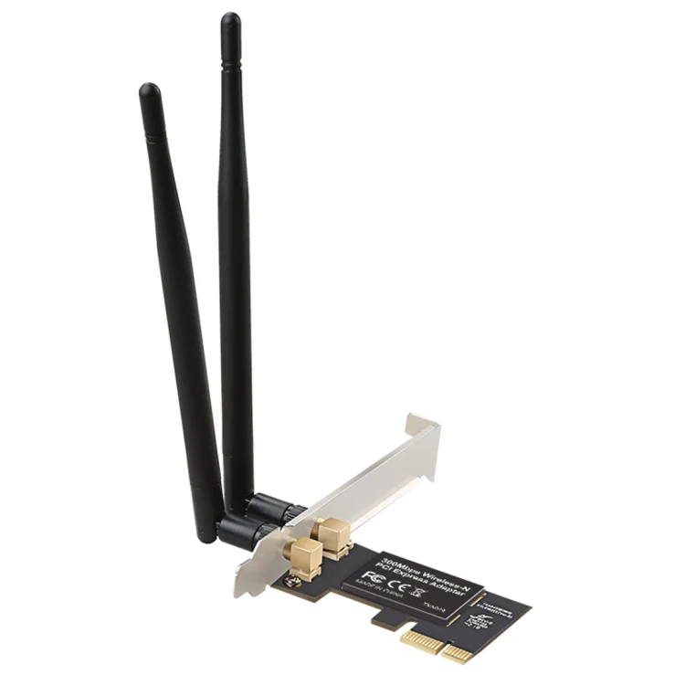 PC0957_1.webp TXA049 Realtek 8192 PCI Express 300Mbps Wireless Network Card WiFi Adapter - Image 2