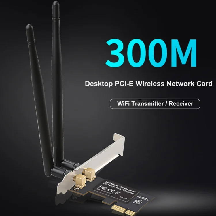 PC0957_4.webp TXA049 Realtek 8192 PCI Express 300Mbps Wireless Network Card WiFi Adapter - Image 5