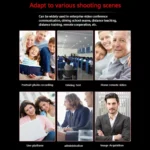 aoni C11 720P 150-degree Wide-angle Manual Focus HD Computer Camera with Microphone - Image 12