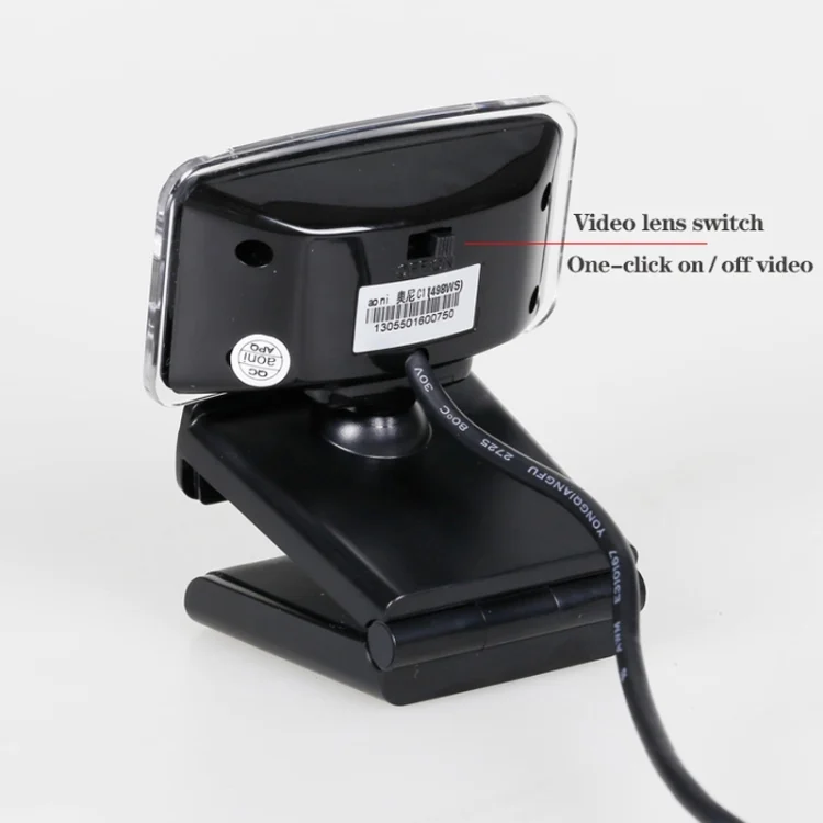 PC0978_3.webp aoni C11 720P 150-degree Wide-angle Manual Focus HD Computer Camera with Microphone - Image 4