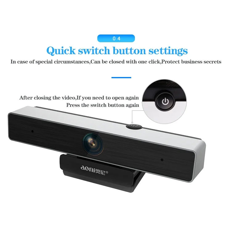PC0980_11.webp aoni C90 1080P HD Business Smart Computer Camera with Microphone - Image 12
