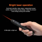 XM930 2.4GHz Wireless Laser PowerPoint Page Turning Pen Multimedia Wireless Presentation Projection Pen with USB Receiver, Support Low Battery Remind, Remote Control Distance: 100m - Image 10