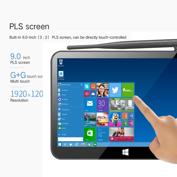 PC0989B_4.webp PiPo X11 TV Box Style Tablet Mini PC, 3GB+64GB, 9.0 inch Windows 10 Intel Celeron N4020 Quad Core up to 2.8GHz, US/EU Plug - Image 5