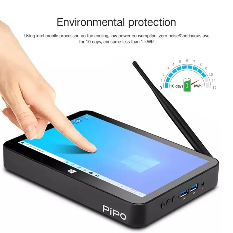 PC0989B_6.webp PiPo X11 TV Box Style Tablet Mini PC, 3GB+64GB, 9.0 inch Windows 10 Intel Celeron N4020 Quad Core up to 2.8GHz, US/EU Plug - Image 7