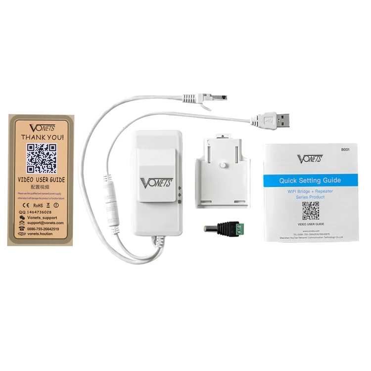 PC1014_13.webp VONETS VAP11AC 5G / 2.4G Mini Wireless Bridge with Fan Version 300Mbps + 900Mbps WiFi Repeater, Support Video Surveillance & Control(White) - Image 14