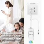 VONETS VAP11AC 5G / 2.4G Mini Wireless Bridge with Fan Version 300Mbps + 900Mbps WiFi Repeater, Support Video Surveillance & Control(White) - Image 5