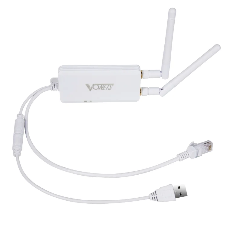 PC1015_1.webp VONETS VAP11S 2.4G Mini Wireless Bridge 300Mbps WiFi Repeater with 2 Antennas - Image 2