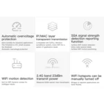 VONETS VAP11S 2.4G Mini Wireless Bridge 300Mbps WiFi Repeater with 2 Antennas - Image 3