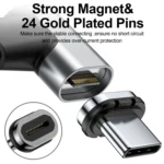Gold Plated Pins USB-C / Type-C Magnetic Adapter - Image 3