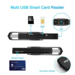 ROCKETEK CR310 USB 3.0 + TF Card + SD Card + SIM Card + Smart Card Multi-function Card Reader - Image 9