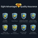 COMFAST CF-E312A Qualcomm AR9344 5.8GHz 300Mbps/s Outdoor ABS Wireless Network Bridge with POE Adapter - Image 4