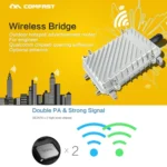 COMFAST CF-WA700 Qualcomm AR9341 300Mbps/s Outdoor Wireless Network Bridge with Dual Antenna 48V POE Adapter & AP / Router Mode, Classfication Function, 85 Devices Connecting Synchronously - Image 7