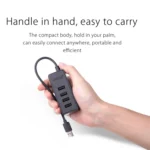 ORICO W5P-U2-100 USB 2.0 Desktop HUB with 100cm Micro USB Cable Power Supply - Image 11