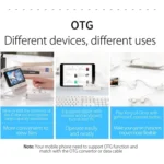 ORICO W5P-U2-100 USB 2.0 Desktop HUB with 100cm Micro USB Cable Power Supply - Image 12
