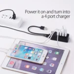 ORICO W5P-U2-100 USB 2.0 Desktop HUB with 100cm Micro USB Cable Power Supply - Image 14