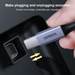 Ugreen Type-C / USB-C to Type-B Printer Nylon Braid Connect Data Cable, Length: 3m - Image 9