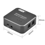 EMK 1 Input 3 Output Digital Optical Audio SPDIF Toslink Splitter Adapter - Image 3