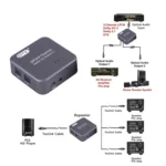 EMK 1 Input 3 Output Digital Optical Audio SPDIF Toslink Splitter Adapter - Image 6