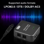 EMK SPDIF/TosLink Digital Optical Audio 3x1 Switcher with IR Controller - Image 10